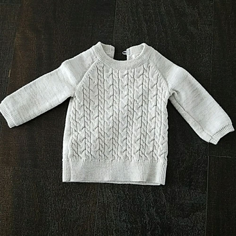 Cream cable knit sweater